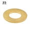Prime-Line Flat Washers, SAE, 3/8 in. X 13 in. OD, Solid Brass, PK25 9080027 - alternate 2